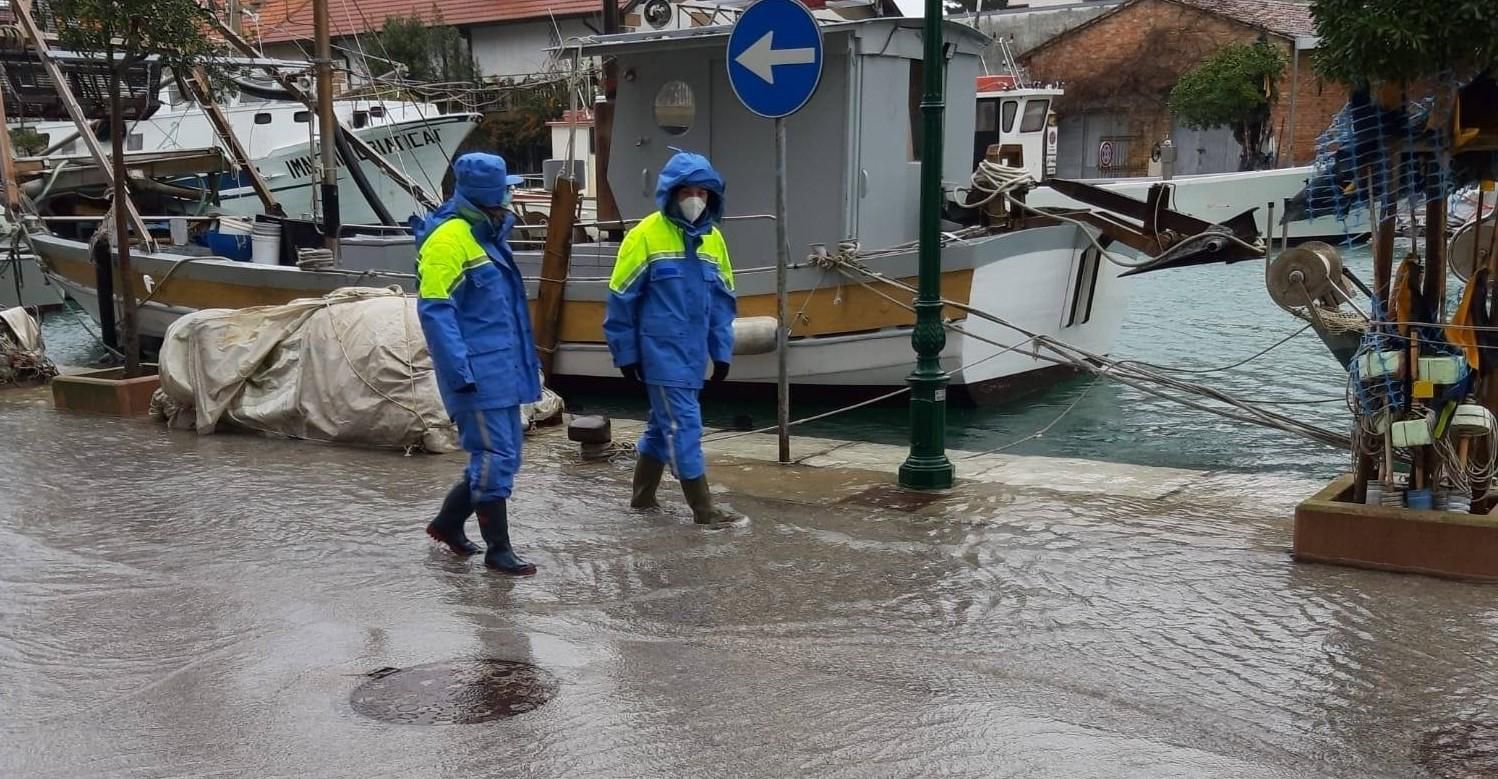 Immagine per Acqua alta a Grado, nuovi picchi domani e dopodomani